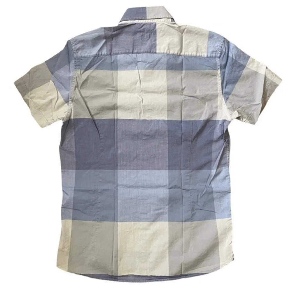 Ted Baker Shamdog Extra Trim Blue Sport Button-Down Slim Fit Shirt